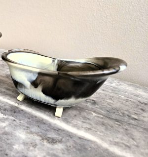 Small Brown and Beige Bathtub